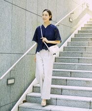 BPKAG88200 MK MICHEL KLEIN BAG(MK ミッシェルクラン バッグ) [軽量]カウレザースクエアミニショルダー ブラウン