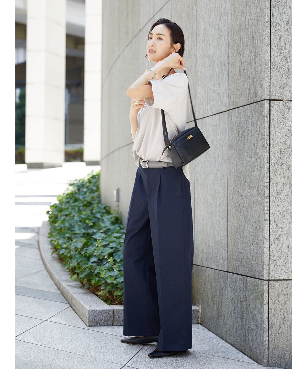 BPKAG88200 MK MICHEL KLEIN BAG(MK ミッシェルクラン バッグ) [軽量]カウレザースクエアミニショルダー ブラック