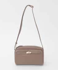 BPKAG88200 MK MICHEL KLEIN BAG(MK ミッシェルクラン バッグ) [軽量]カウレザースクエアミニショルダー ブラウン
