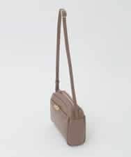 BPKAG88200 MK MICHEL KLEIN BAG(MK ミッシェルクラン バッグ) [軽量]カウレザースクエアミニショルダー ブラウン