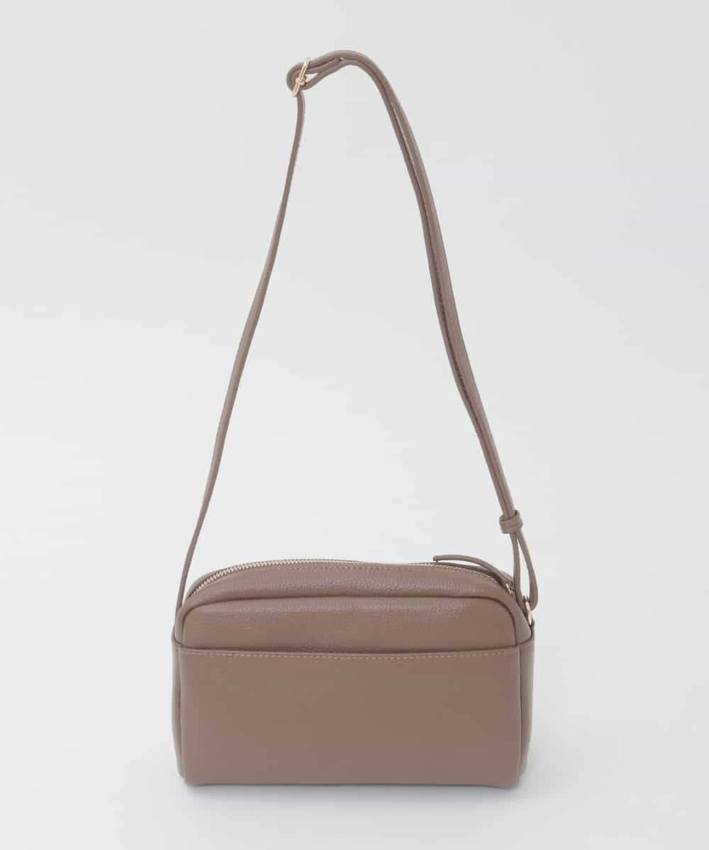 BPKAG88200 MK MICHEL KLEIN BAG(MK ミッシェルクラン バッグ) [軽量]カウレザースクエアミニショルダー ブラウン
