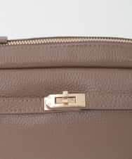 BPKAG88200 MK MICHEL KLEIN BAG(MK ミッシェルクラン バッグ) [軽量]カウレザースクエアミニショルダー ブラウン