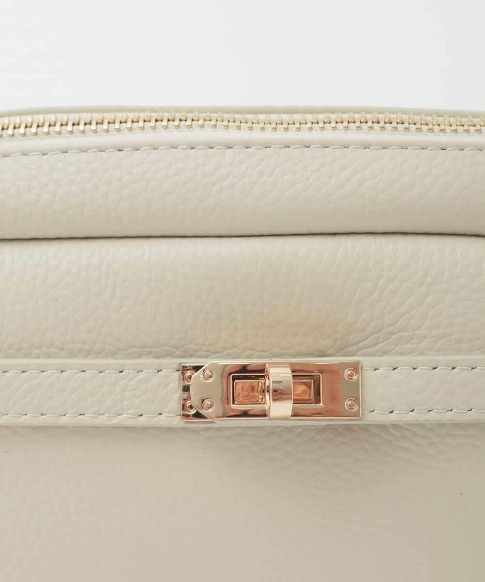 BPKAG88200 MK MICHEL KLEIN BAG(MK ミッシェルクラン バッグ) [軽量]カウレザースクエアミニショルダー ブラウン