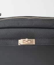 BPKAG88200 MK MICHEL KLEIN BAG(MK ミッシェルクラン バッグ) [軽量]カウレザースクエアミニショルダー ブラウン
