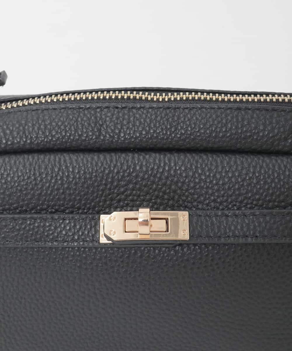 BPKAG88200 MK MICHEL KLEIN BAG(MK ミッシェルクラン バッグ) [軽量]カウレザースクエアミニショルダー ブラウン