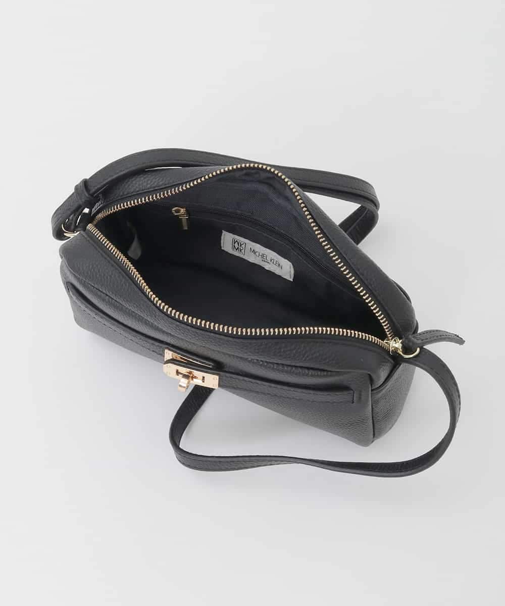 BPKAG88200 MK MICHEL KLEIN BAG(MK ミッシェルクラン バッグ) [軽量]カウレザースクエアミニショルダー ブラウン