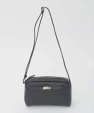 BPKAG88200 MK MICHEL KLEIN BAG(MK ミッシェルクラン バッグ) [軽量]カウレザースクエアミニショルダー ブラック