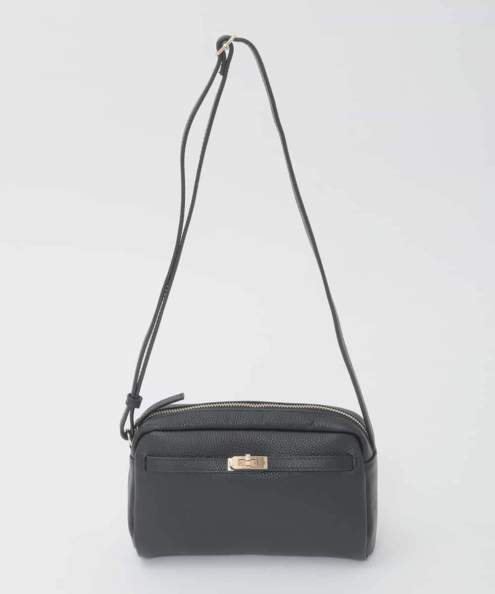 BPKAG88200 MK MICHEL KLEIN BAG(MK ミッシェルクラン バッグ) [軽量]カウレザースクエアミニショルダー ブラック