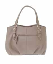 BPKAS03260 MK MICHEL KLEIN BAG(MK ミッシェルクラン バッグ) [2WAY]カウレザータックデザイントートバッグ ベージュ