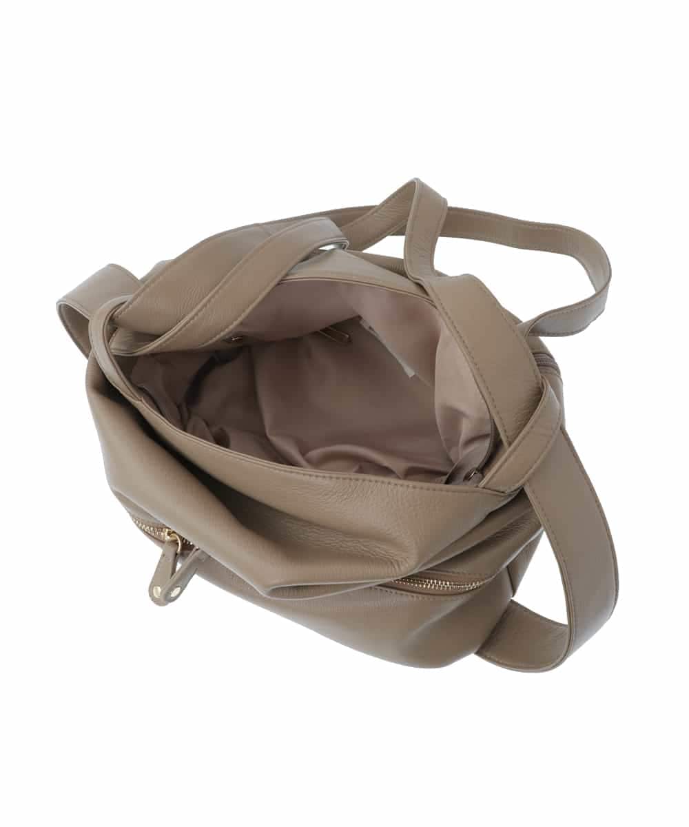 2WAY】カウレザー変形トートバッグ(トートバッグ) MK MICHEL KLEIN BAG(MK ミッシェルクラン バッグ)|イトキンオンラインストア MK ミッシェルクラン バイカラー リュックサック ブラウン ベージュ
