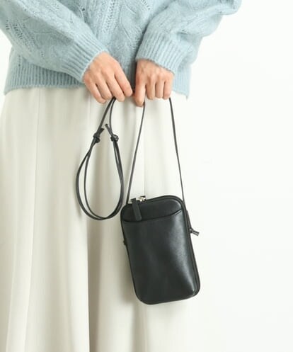 BPKAS30150 MK MICHEL KLEIN BAG カウレザーウォレットミニショルダー