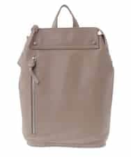 BPKAV02280 MK MICHEL KLEIN BAG(MK ミッシェルクラン バッグ) 【A4サイズ対応】レザースクエアデザインリュック ベージュ