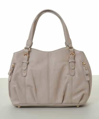 BPKAV03260 MK MICHEL KLEIN BAG 【2WAY】メタルアクセントレザートートバッグ