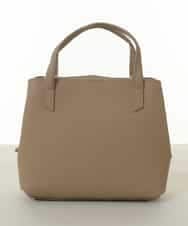 BPKAV06260 MK MICHEL KLEIN BAG(MK ミッシェルクラン バッグ) ［2WAY］カウレザースクエアハンドバッグ ベージュ