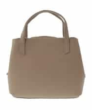 BPKAV06260 MK MICHEL KLEIN BAG(MK ミッシェルクラン バッグ) ［2WAY］カウレザースクエアハンドバッグ ベージュ