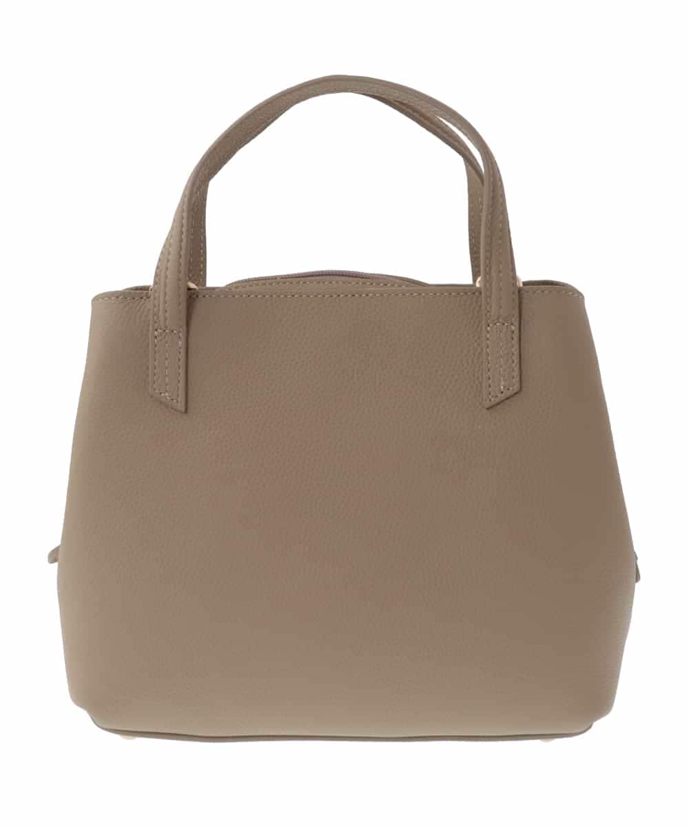 BPKAV06260 MK MICHEL KLEIN BAG(MK ミッシェルクラン バッグ) ［2WAY］カウレザースクエアハンドバッグ ベージュ