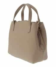 BPKAV06260 MK MICHEL KLEIN BAG(MK ミッシェルクラン バッグ) ［2WAY］カウレザースクエアハンドバッグ ベージュ