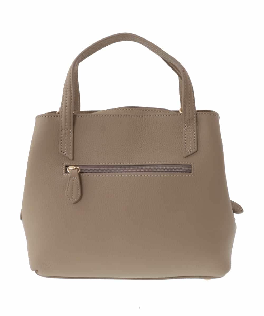 BPKAV06260 MK MICHEL KLEIN BAG(MK ミッシェルクラン バッグ) ［2WAY］カウレザースクエアハンドバッグ ベージュ