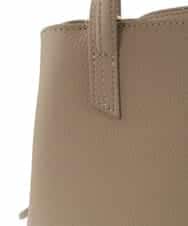 BPKAV06260 MK MICHEL KLEIN BAG(MK ミッシェルクラン バッグ) ［2WAY］カウレザースクエアハンドバッグ ベージュ