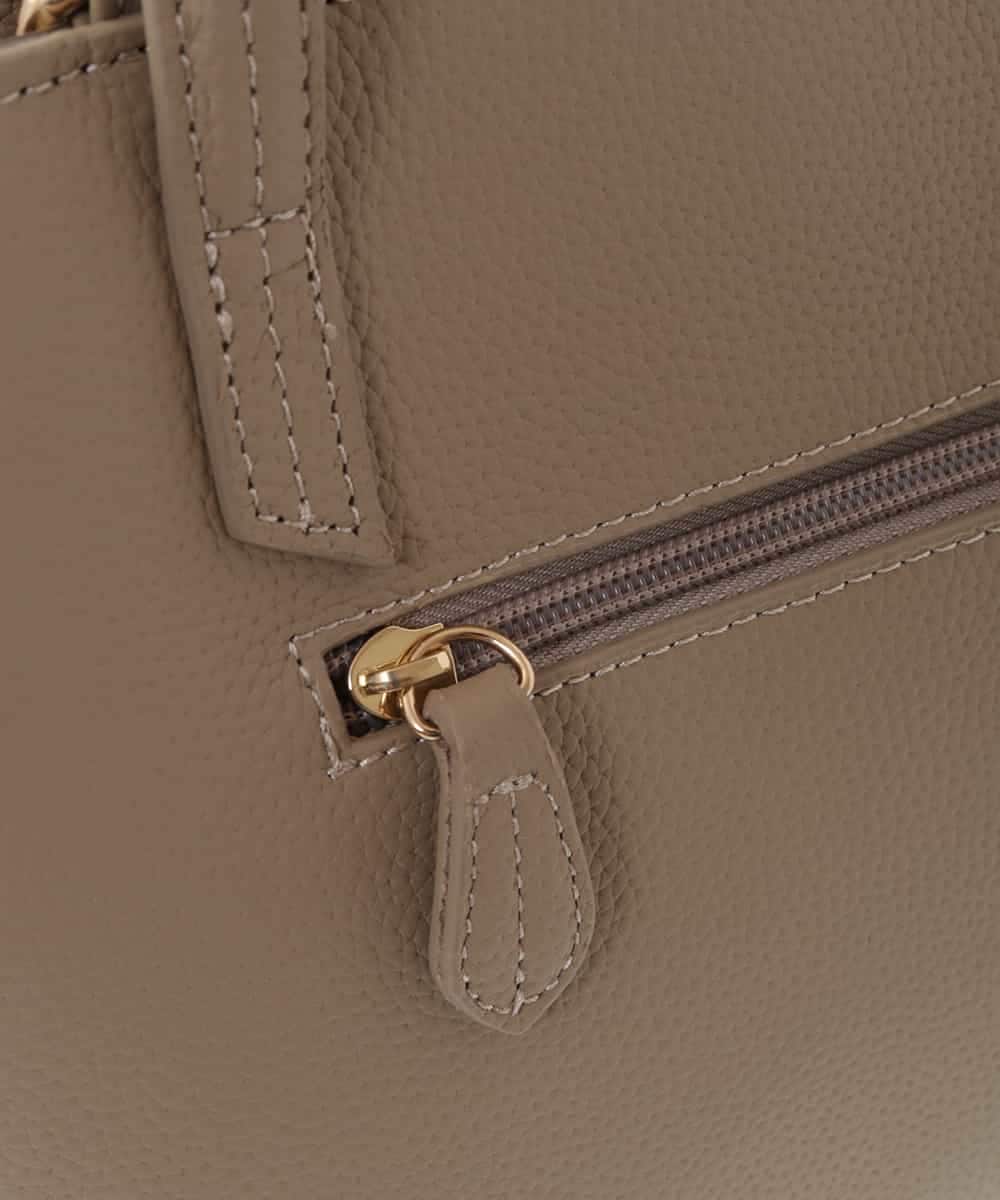 BPKAV06260 MK MICHEL KLEIN BAG(MK ミッシェルクラン バッグ) ［2WAY］カウレザースクエアハンドバッグ ベージュ