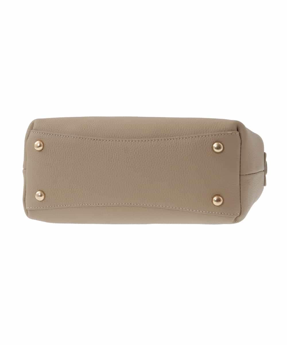 BPKAV06260 MK MICHEL KLEIN BAG(MK ミッシェルクラン バッグ) ［2WAY］カウレザースクエアハンドバッグ ベージュ
