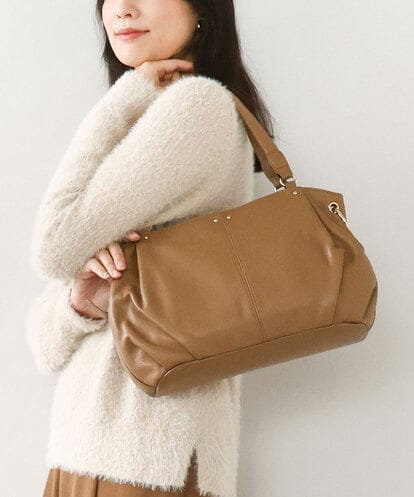 BPKAV10280  [2WAY]カウレザータックデザイントートバッグ