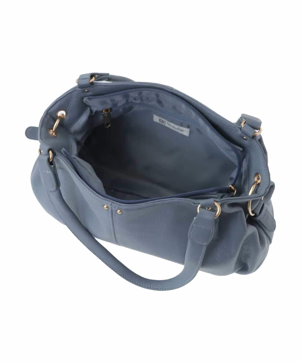 BPKAV10280 MK MICHEL KLEIN BAG(MK ミッシェルクラン バッグ) [2WAY]カウレザータックデザイントートバッグ ライトブルー