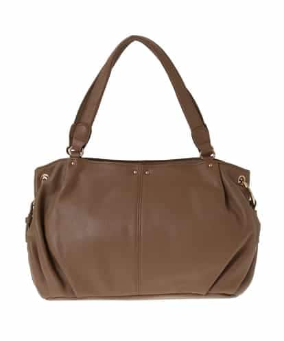 BPKAV10280 MK MICHEL KLEIN BAG [2WAY]カウレザータックデザイントートバッグ