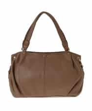 BPKAV10280 MK MICHEL KLEIN BAG(MK ミッシェルクラン バッグ) [2WAY]カウレザータックデザイントートバッグ ベージュ