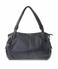 BPKAV10280 MK MICHEL KLEIN BAG(MK ミッシェルクラン バッグ) [2WAY]カウレザータックデザイントートバッグ ブラック