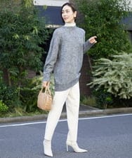 BPKAV11250 MK MICHEL KLEIN BAG(MK ミッシェルクラン バッグ) [2WAY]カウレザースクエアミニトートバッグ グリーン