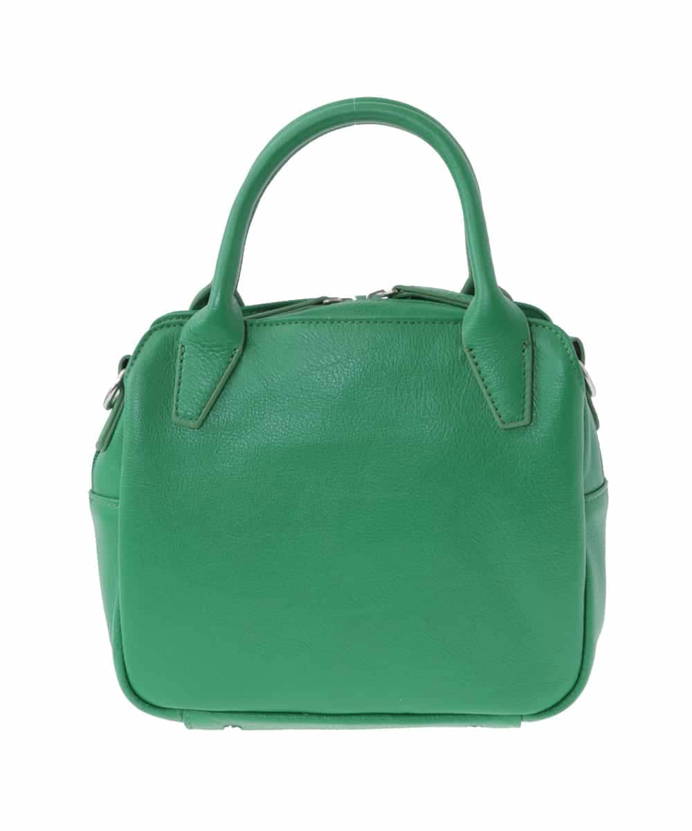 BPKAV11250 MK MICHEL KLEIN BAG(MK ミッシェルクラン バッグ) [2WAY]カウレザースクエアミニトートバッグ グリーン