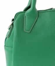 BPKAV11250 MK MICHEL KLEIN BAG(MK ミッシェルクラン バッグ) [2WAY]カウレザースクエアミニトートバッグ グリーン