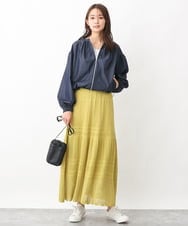 BPKAV30160 MK MICHEL KLEIN BAG(MK ミッシェルクラン バッグ) [軽量]牛革ウォレットショルダーバッグ オレンジ