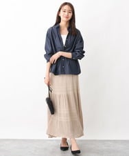 BPKAV30160 MK MICHEL KLEIN BAG(MK ミッシェルクラン バッグ) [軽量]牛革ウォレットショルダーバッグ オレンジ