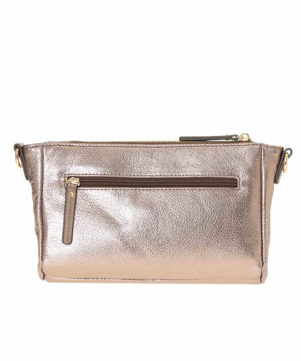 BPKEJ51180 MK MICHEL KLEIN BAG(MK ミッシェルクラン バッグ) 【WEB限定カラー】ショルダーウォレットバッグ メタリックブロンズ（WEB限定カラー）