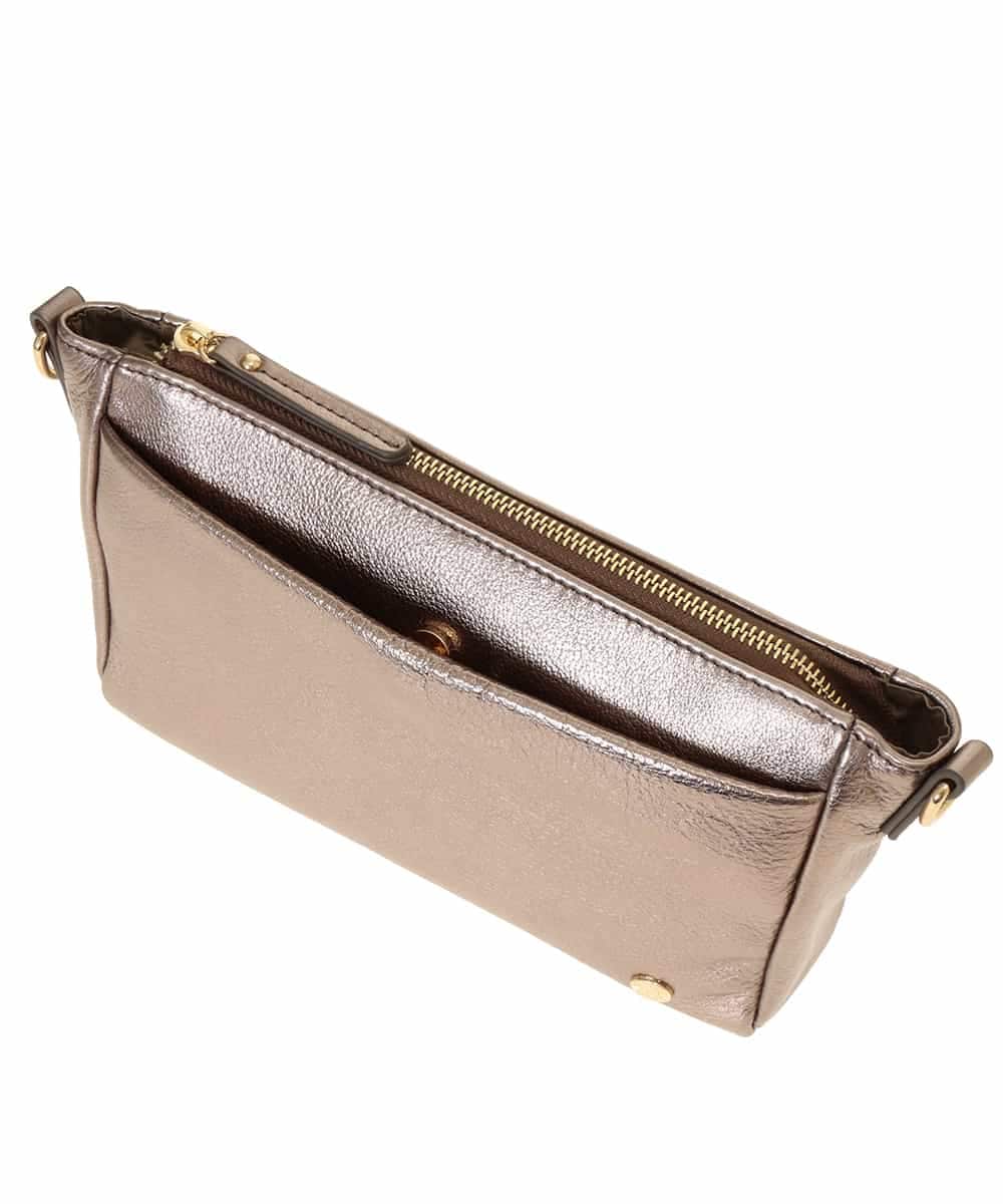 BPKEJ51180 MK MICHEL KLEIN BAG(MK ミッシェルクラン バッグ) 【WEB限定カラー】ショルダーウォレットバッグ メタリックブロンズ（WEB限定カラー）