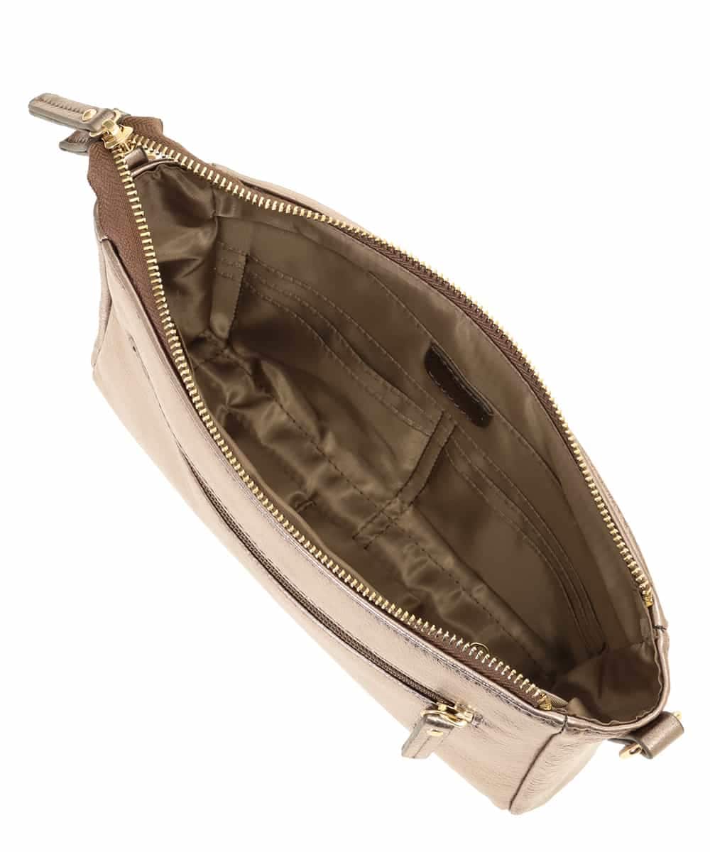 BPKEJ51180 MK MICHEL KLEIN BAG(MK ミッシェルクラン バッグ) 【WEB限定カラー】ショルダーウォレットバッグ メタリックブロンズ（WEB限定カラー）