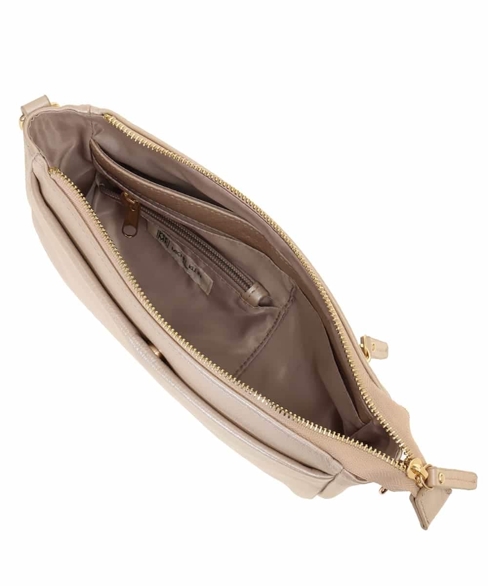 BPKEJ51180 MK MICHEL KLEIN BAG(MK ミッシェルクラン バッグ) 【WEB限定カラー】ショルダーウォレットバッグ メタリックブロンズ（WEB限定カラー）