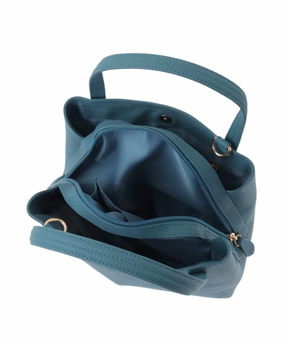 BPKGA06270 MK MICHEL KLEIN BAG(MK ミッシェルクラン バッグ) [2WAY]牛革コンパクトトートバッグ グリーン