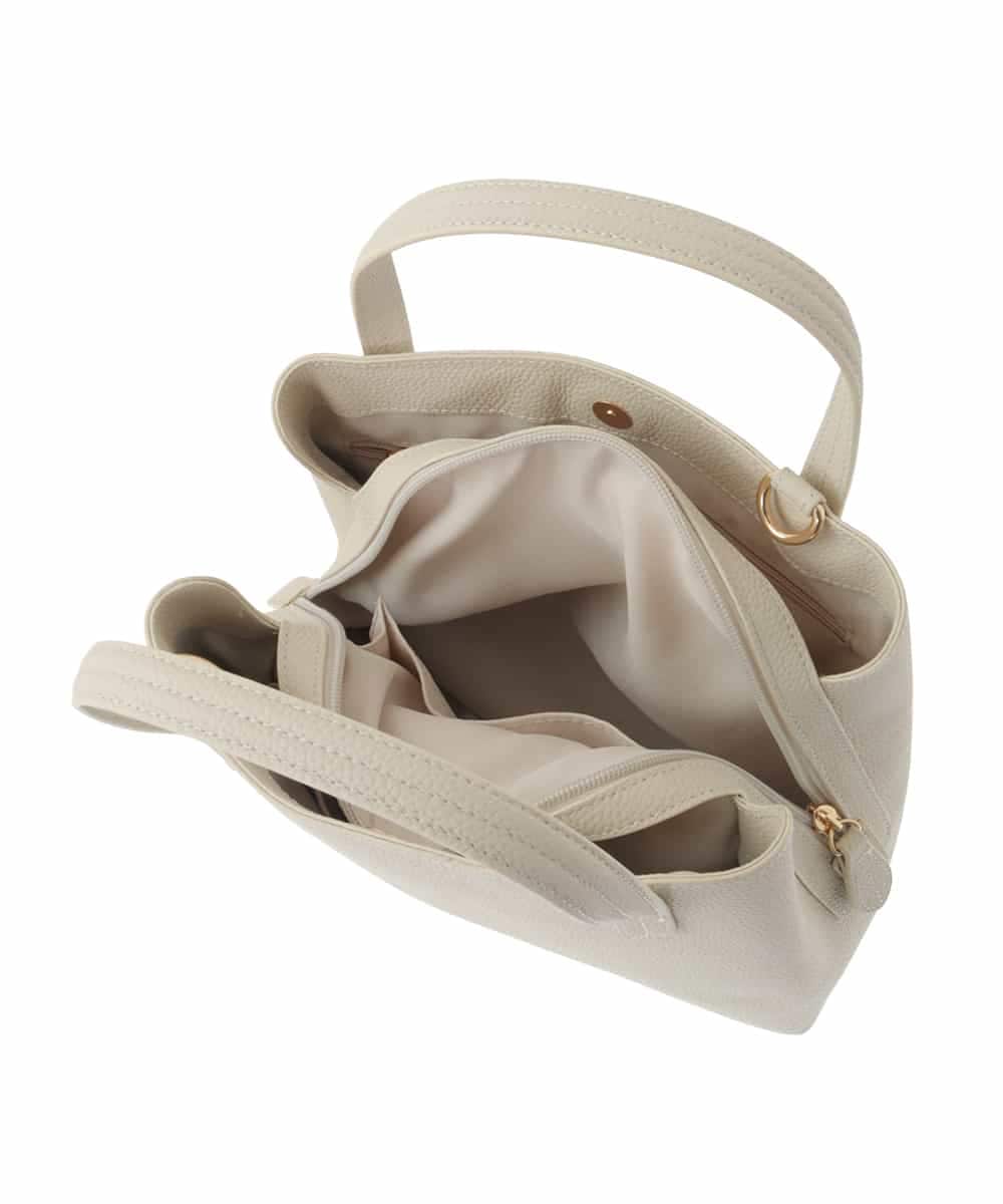 BPKGA06270 MK MICHEL KLEIN BAG(MK ミッシェルクラン バッグ) [2WAY]牛革コンパクトトートバッグ グリーン