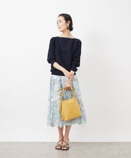 BPKGA09250 MK MICHEL KLEIN BAG(MK ミッシェルクラン バッグ) [2WAY]型押し牛革ワンハンドルバッグ イエロー