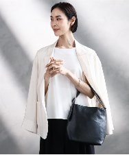 BPKGA09250 MK MICHEL KLEIN BAG(MK ミッシェルクラン バッグ) [2WAY]型押し牛革ワンハンドルバッグ イエロー