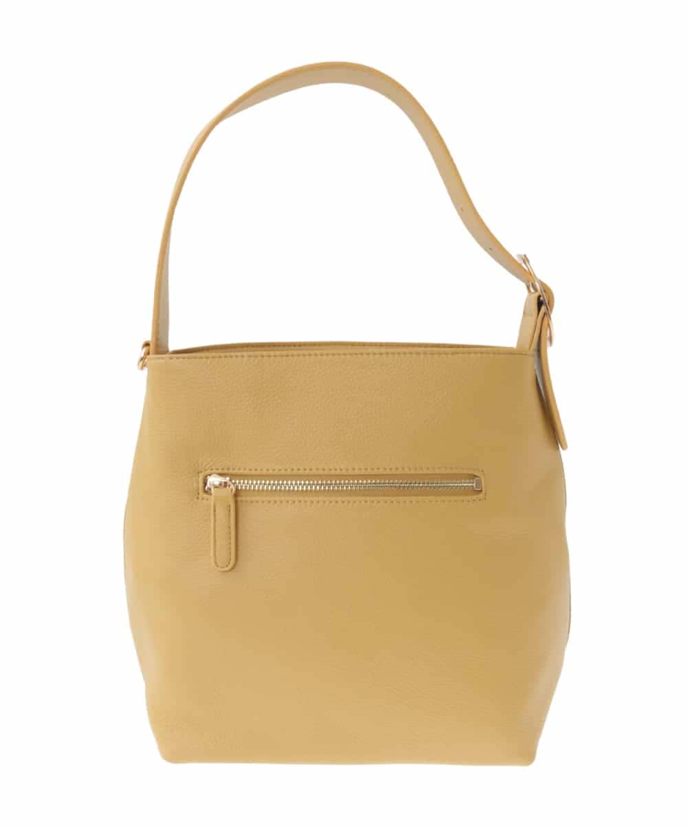 BPKGA09250 MK MICHEL KLEIN BAG(MK ミッシェルクラン バッグ) [2WAY]型押し牛革ワンハンドルバッグ イエロー