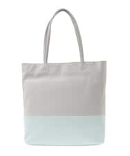 BPKGA21260 MK MICHEL KLEIN BAG(MK ミッシェルクラン バッグ) [A4収納可]カウレザースクエアトートバッグ アイボリー×イエロー