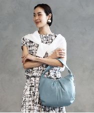 BPKGA28280 MK MICHEL KLEIN BAG(MK ミッシェルクラン バッグ) [2WAY]カウレザーワンハンドルバッグ ライトブルー