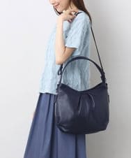 BPKGA28280 MK MICHEL KLEIN BAG(MK ミッシェルクラン バッグ) [2WAY]カウレザーワンハンドルバッグ ネイビー
