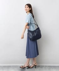 BPKGA28280 MK MICHEL KLEIN BAG(MK ミッシェルクラン バッグ) [2WAY]カウレザーワンハンドルバッグ ライトグレー