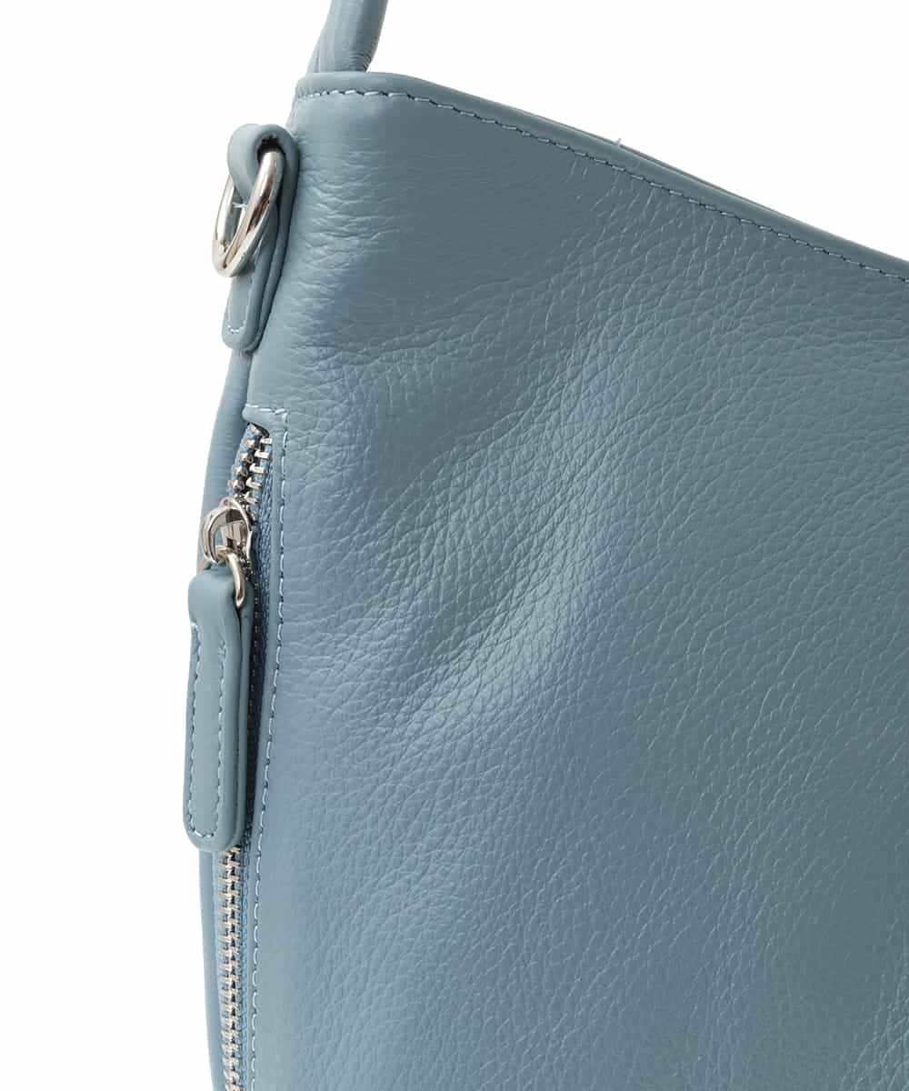 BPKGA28280 MK MICHEL KLEIN BAG(MK ミッシェルクラン バッグ) [2WAY]カウレザーワンハンドルバッグ ライトグレー