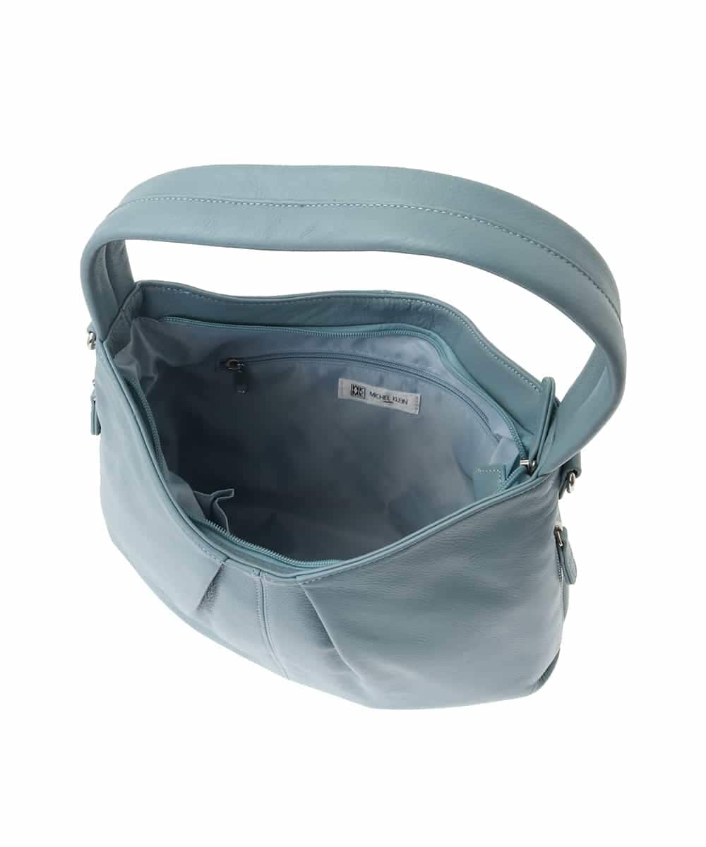 BPKGA28280 MK MICHEL KLEIN BAG(MK ミッシェルクラン バッグ) [2WAY]カウレザーワンハンドルバッグ ライトグレー